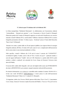 Comunicato stampa - Comune di Monopoli