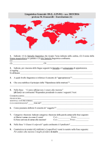 Linguistica Generale 1B (L–LIN/01)
