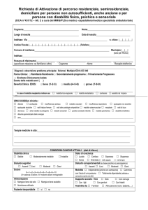 Allegato 2 - Centro di eccellenza per la Sclerosi Multipla