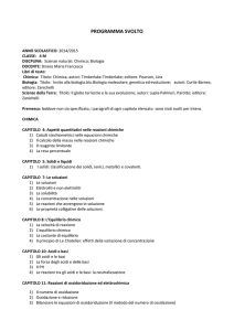 PROGRAMMA SVOLTO ANNO SCOLASTICO: 2014/2015 CLASSE