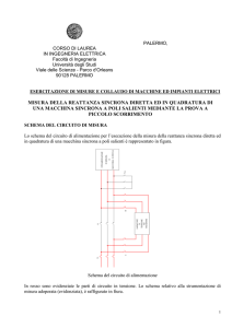 15.3 Misura della reattanza sincrona diretta ed in quadratura