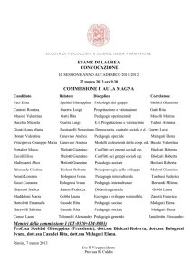 Convocazioni lauree - Lauree e Lauree Magistrali