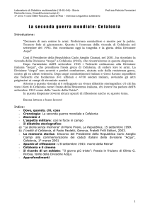 La seconda guerra mondiale: Cefalonia
