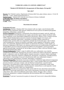 M. LUSTRINO - MINERALOGIA E PETROGRAFIA (MOD. Petrografia).