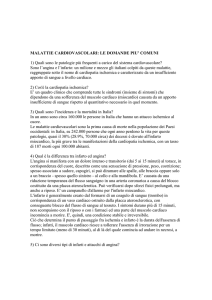malattie cardiovascolari: le domande piu` comuni