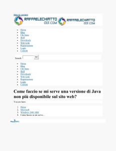 Come faccio se mi serve una versione di Java non più disponibile