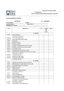 modulo di autocertificazioni esami per gli studenti del DISSAIFE