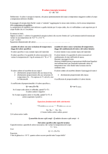 Il calore - Sorsi di Fisica