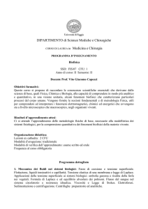 UNIVERSITA` degli STUDI di FOGGIA