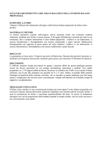 LICHEN SCLERO ATROFICO NELL`UOMO