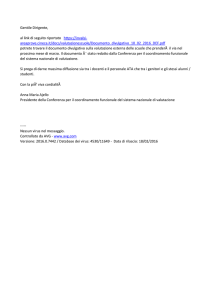 Documento divulgativo valutazione scuole
