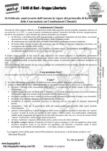 Cambiamenti Climatici