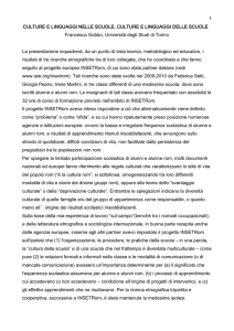 culture e linguaggi nelle scuole, culture e linguaggi delle scuole