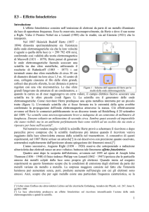 Scheda effetto fotoelettrico