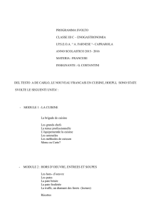 francese 3c - IPSEOA "A. Farnese"