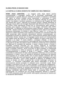 globalpress, 25 maggio 2006 - Consiglio Nazionale delle Ricerche