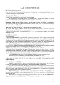 La seconda guerra mondiale