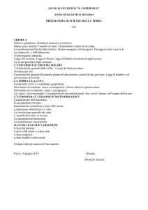 l`universo e il sistema solare