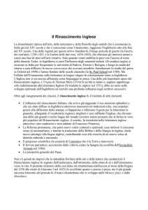 Rinascimento inglese