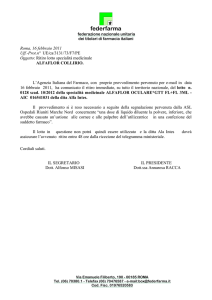 Roma - Federfarma Nuoro