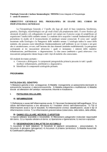i. patologia del genotipo