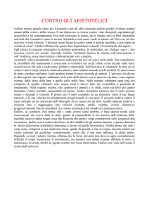 contro gli aristotelici