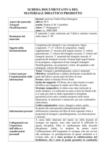 Triangoli e parallelogrammi