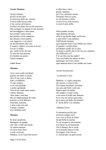 Grazie Mamma poesie