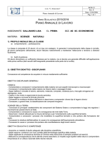 anno scolastico 2009/2010