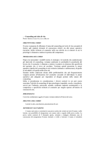 Counseling nel ciclo di vita