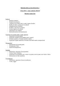 matematica - Liceo Pertini Ladispoli