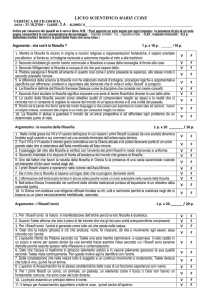 verifica di filosofia
