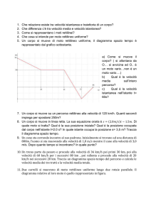 scheda ripasso velocità