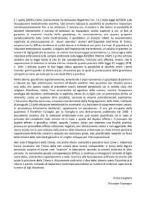 Riduzione embrionale aprile 2009