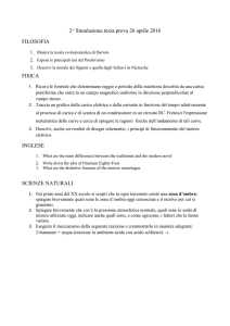 2^ Simulazione terza prova