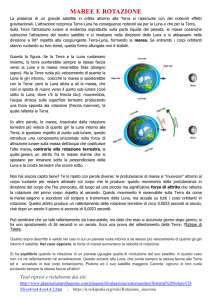 Il rallentamento della rotazione della Terra - Digilander