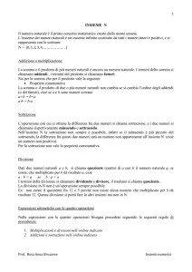 Insiemi numerici