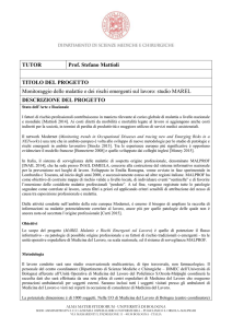 Piano di attività - Dipartimento di Scienze mediche e chirurgiche