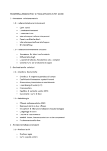Fisica applicata in PET