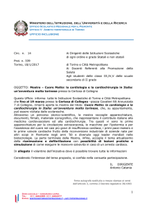 Ministero dell`Istruzione, dell`Università e della Ricerca Ufficio