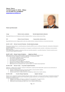 CV - Ordine degli Ingegneri della Provincia di Milano
