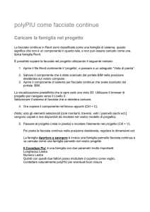 Caricare la famiglia nel progetto