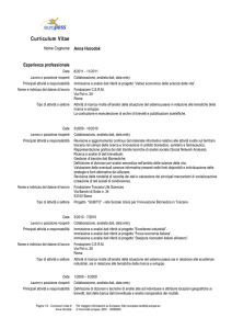 Curriculum Vitae Europass
