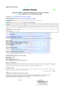 Scheda Tecnica prodotto
