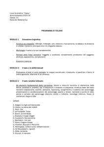1D ITALIANO - Liceo Scientifico Talete
