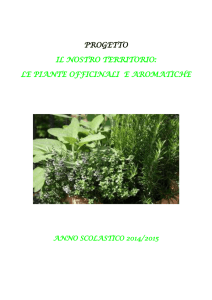 PROGETTO LE PIANT OFF. E AROMATICHE