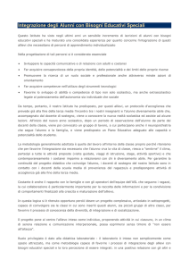 lntegrazione degli Alunni con Bisogni Educativi