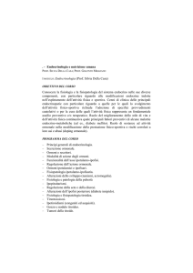 Endocrinologia e nutrizione umana