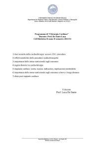 accessi, CEC, procedure 2) effetti metabolici delle procedure