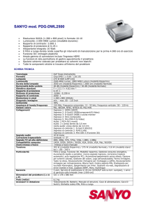 SANYO mod. PDG-DWL2500